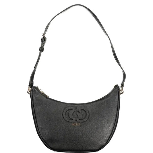 Guess Jeans Black Polyethylene Women Handbag - Håndtasker