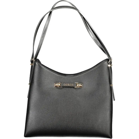 Guess Jeans Black Polyethylene Women Handbag - Håndtasker