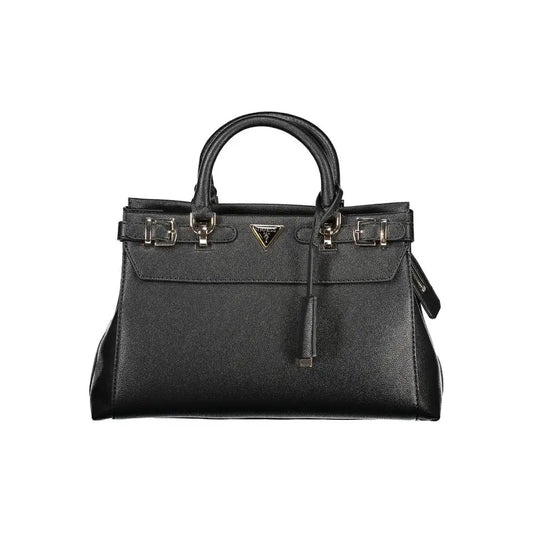 Guess Jeans Black Polyethylene Women Handbag - Håndtasker