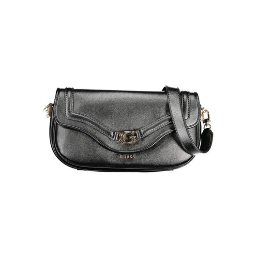 Guess Jeans Black Polyurethane Women Handbag - Håndtasker