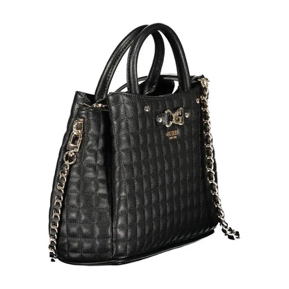 Guess Jeans Black Polyurethane Women Handbag - Håndtasker