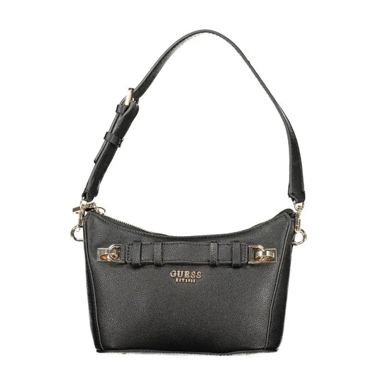 Guess Jeans Black Polyurethane Women Handbag - Håndtasker