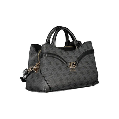 Guess Jeans Black Polyurethane Women’s Handbag - Håndtasker