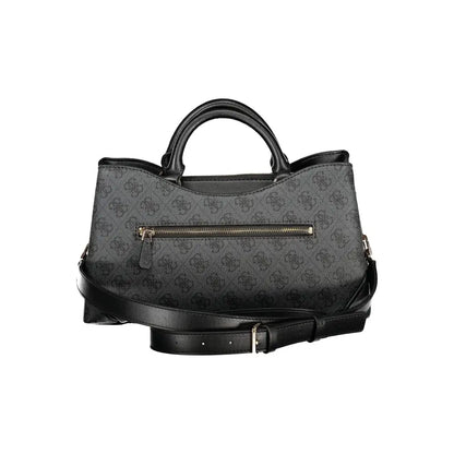 Guess Jeans Black Polyurethane Women’s Handbag - Håndtasker