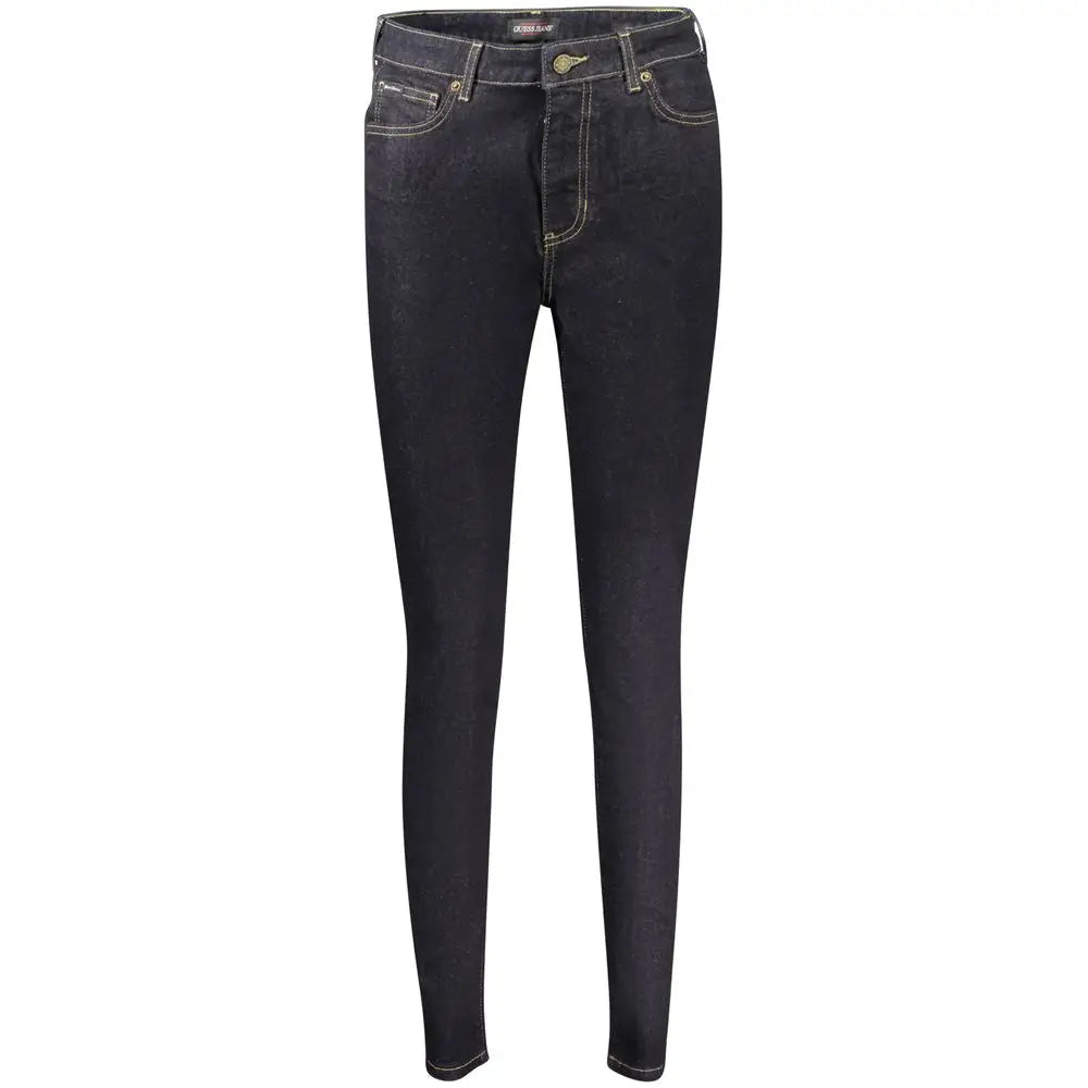 Guess Jeans Blu bomulds skinny jeans i mørk vask med slank pasform