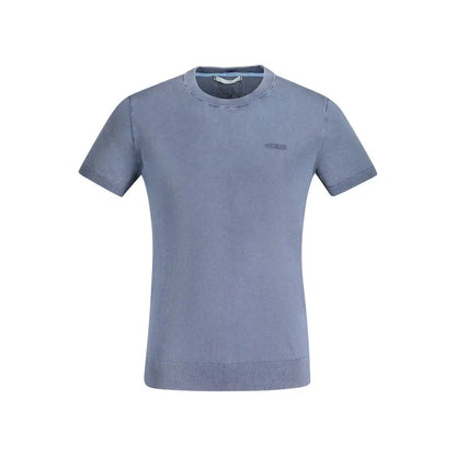 Guess Jeans blå bomuldssweater, lys blå kortærmet t-shirt, outlet mærkevarer