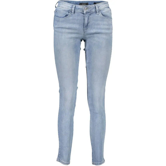Guess Jeans Light Blue Cotton Women Jeans - Jeans