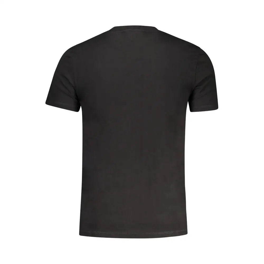 Sort Guess Jeans Nero bomuld herre t-shirt i sort kortærmet crew neck
