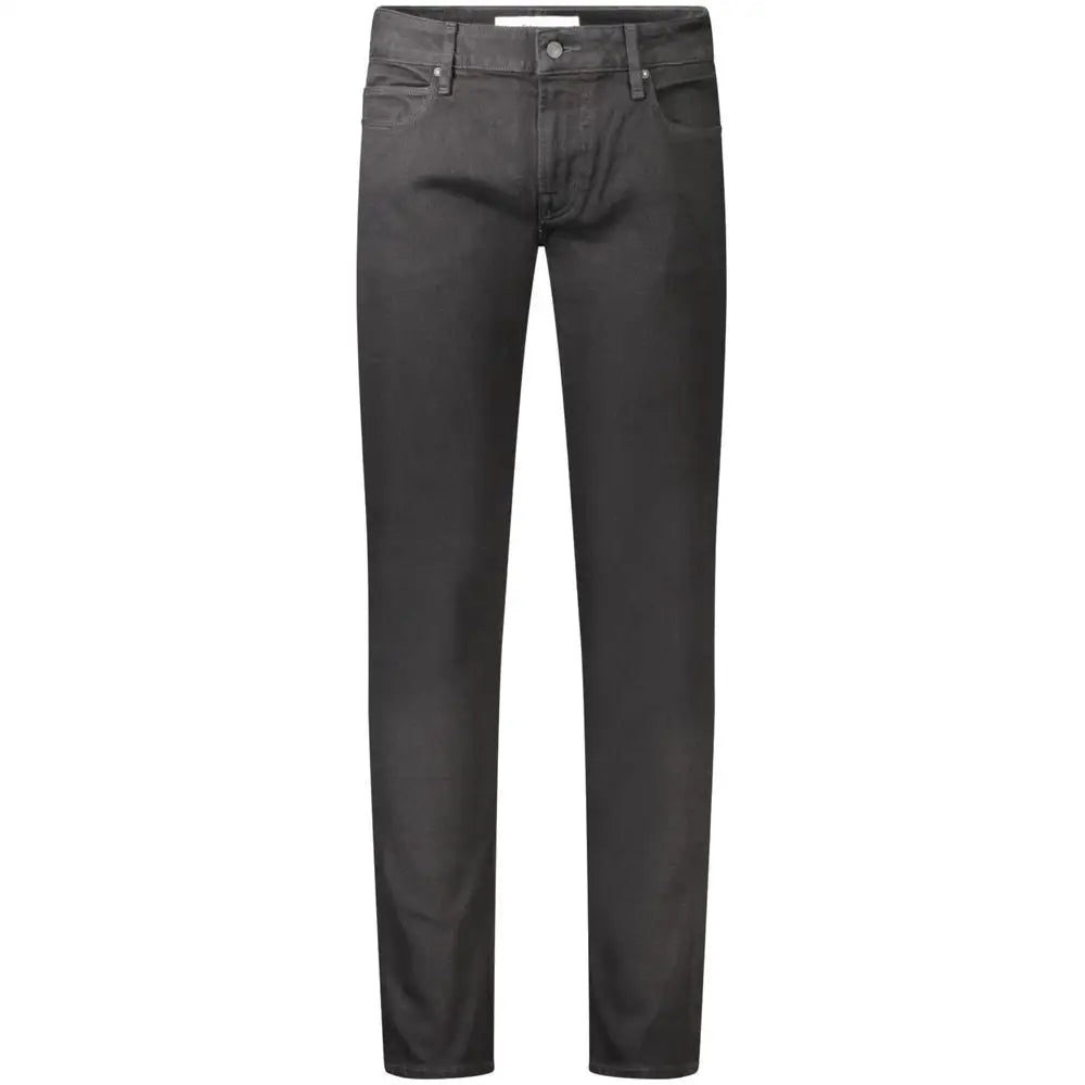 Mænds Guess Jeans Nero bomulds skinny jeans i mørkegrå slim-fit med moderne snit