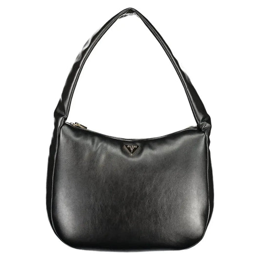 Guess Jeans Nero Poliuretano Women Handbag - Håndtasker