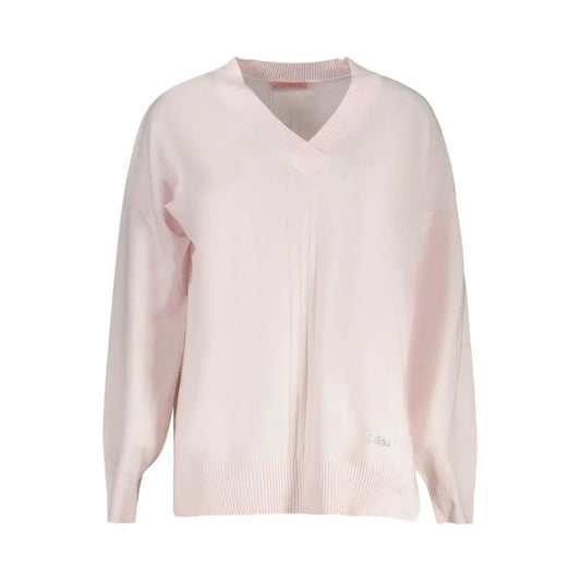 Guess Jeans Pink Acrylic Women Sweater - Sweaters