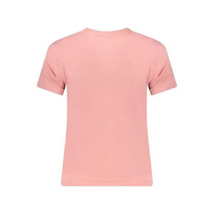 Guess Jeans pink bomuld t-shirt, outlet mærkevarer, 100% originale brands