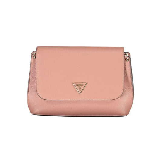 Guess Jeans Pink Polyethylene Handbag - Håndtasker