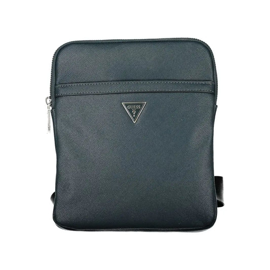 Guess Jeans Verde Polyurethane Men Shoulder Bag - Skuldertasker
