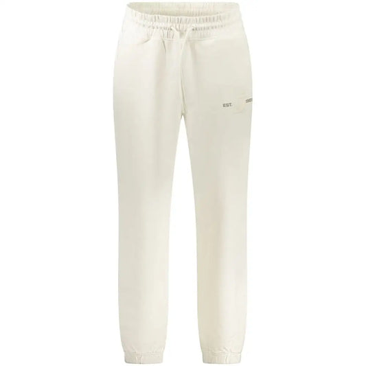 Guess Jeans White Cotton Pant - Bukser