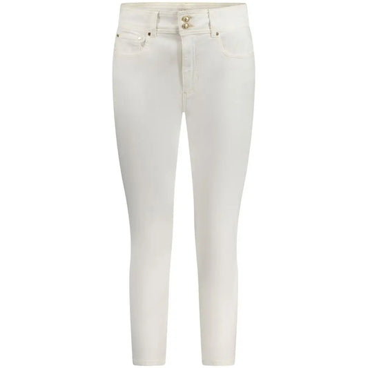 Guess Jeans White Cotton Women’s Skinny Jean - Jeans