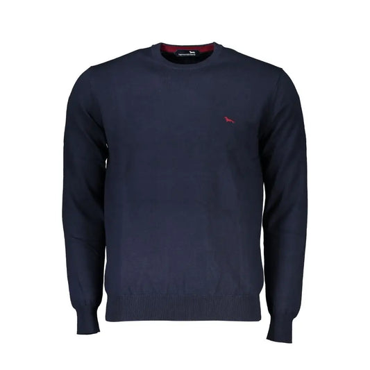 Navyblå Harmont & Blaine crew neck sweater med rød hest-logo