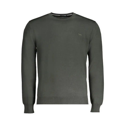 Harmont & Blaine grøn uldsweater, outlet mærkevarer, spar 30-70%