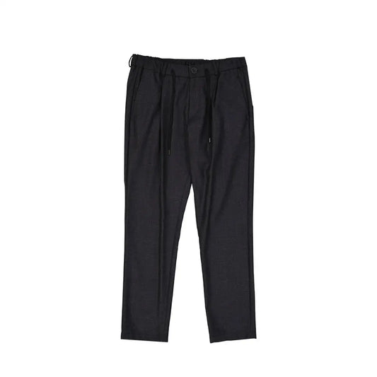 Herno Gray Wool Casual Pants - L - Bukser
