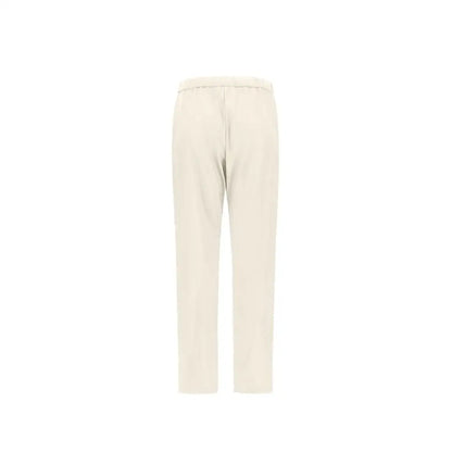 Herno White Polyester Casual Pants - Bukser