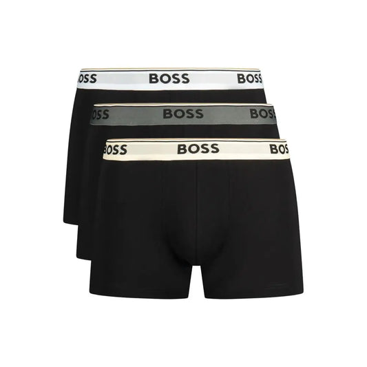Hugo Boss Black bomuld herreboxershorts med kontrastbånd