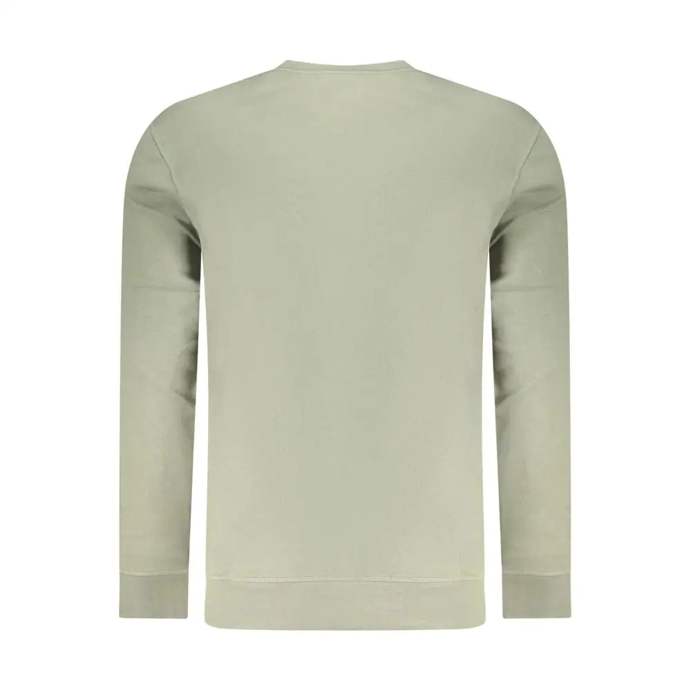 Minimalist Hugo Boss blå bomuld herreundertøj i olivengrøn sweatshirt-stil