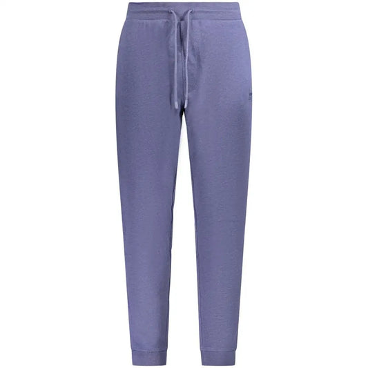 Hugo boss blue purple joggers med snørebånd og ribbade manchetter