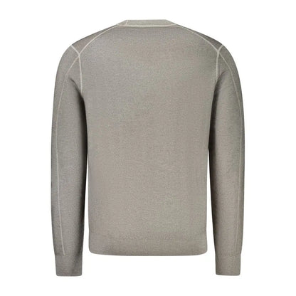 Hugo Boss grå uldsweater, outlet mærkevare, 100% originale brands