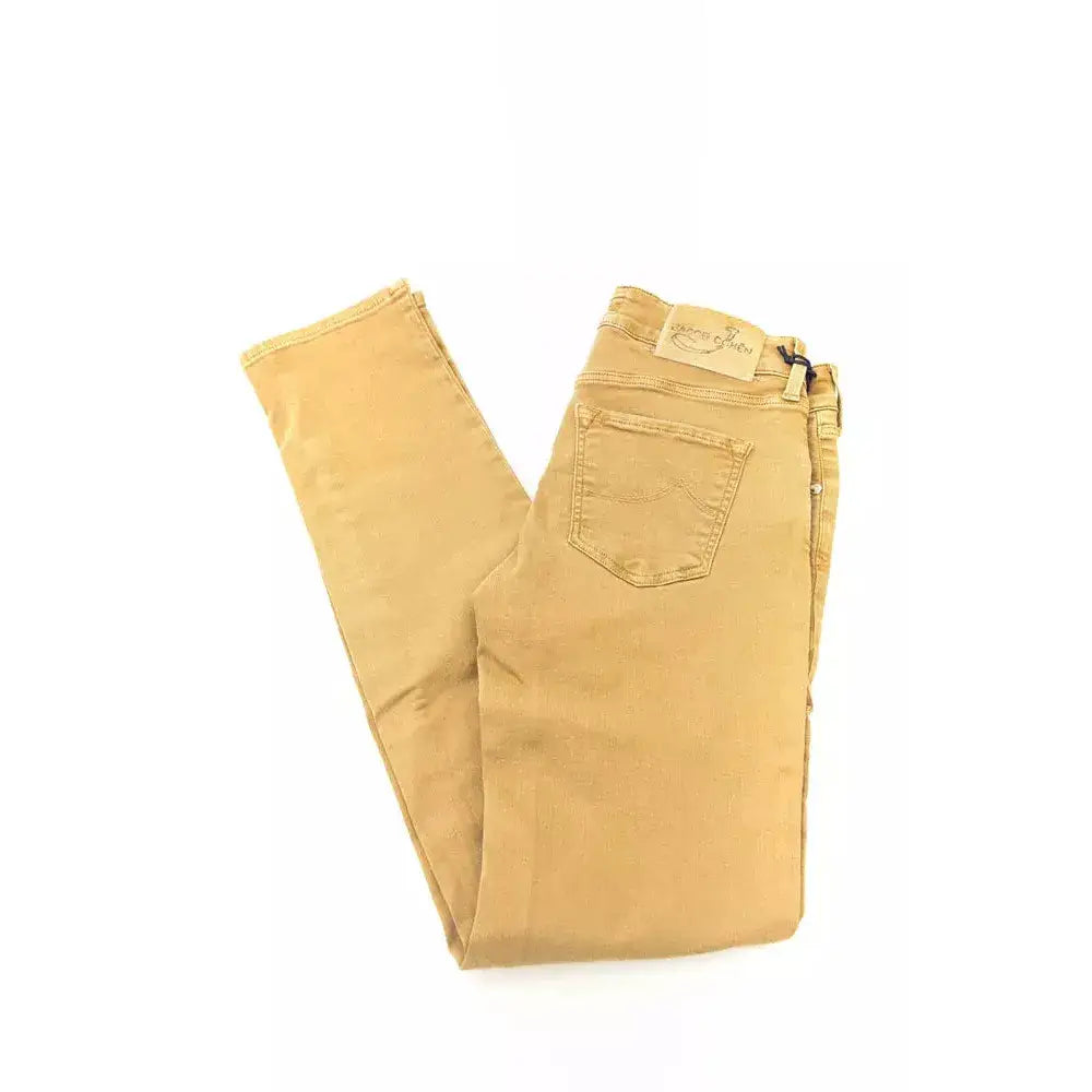 Jacob Cohen Beige Cotton Women Jeans