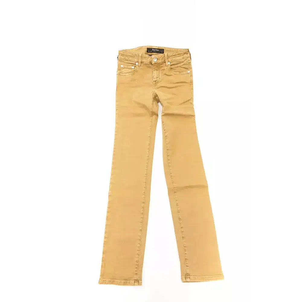 Jacob Cohen Beige Cotton Women Jeans