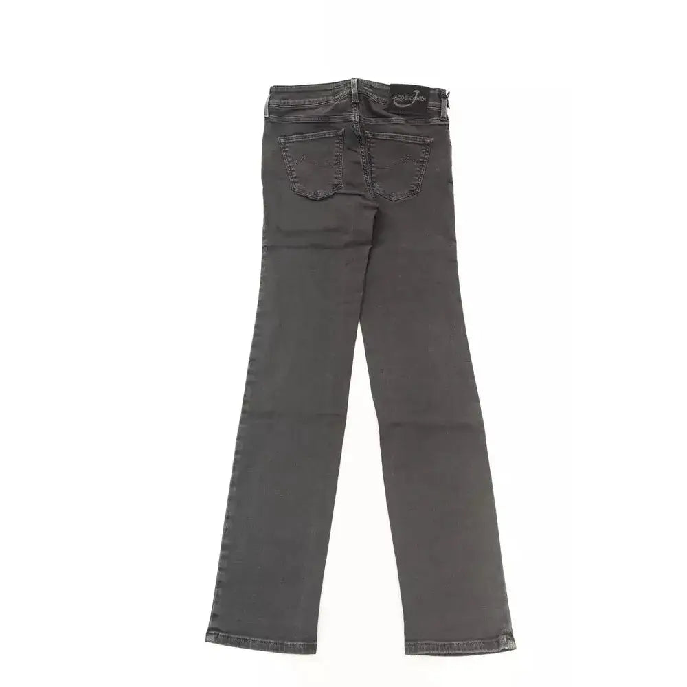 Jacob Cohen Black Cotton Women Jeans