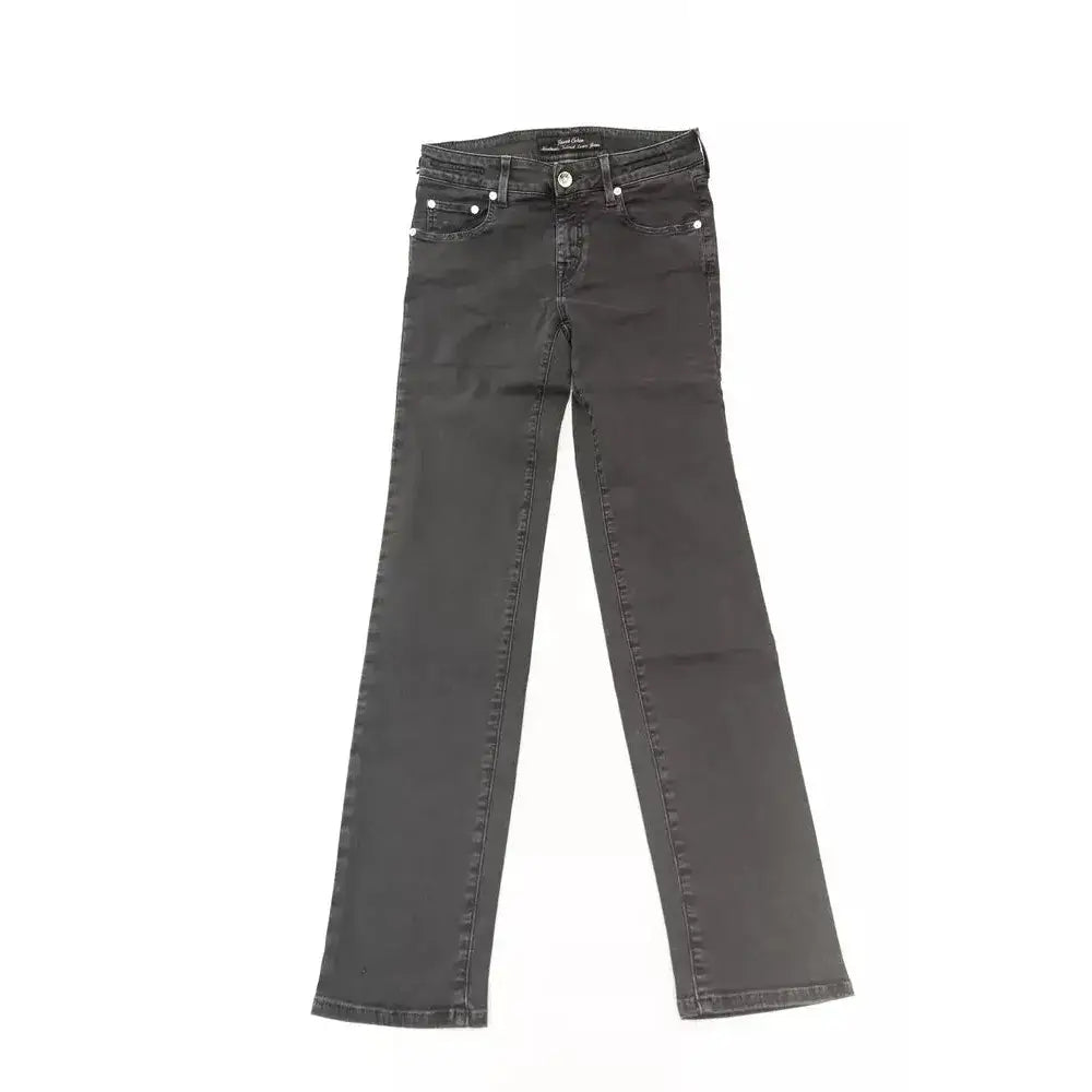 Jacob Cohen Black Cotton Women Jeans