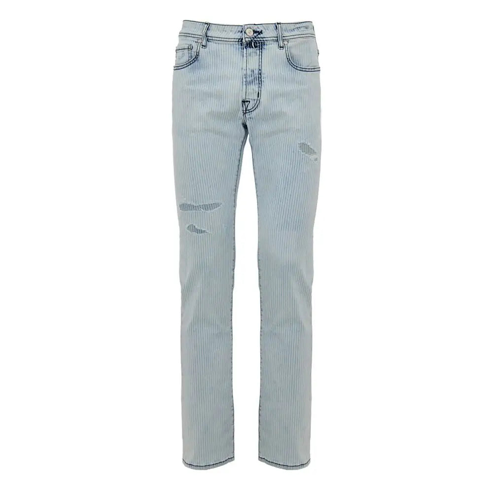 Jacob Cohen Blue Cotton Skinny Jeans - Jeans