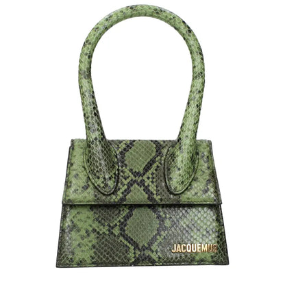 Jacquemus Green Leather Handbag - Håndtasker
