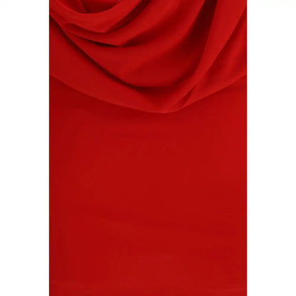 Vibrant rød chiffon-sjal til Jacquemus multicolor viscose kjole