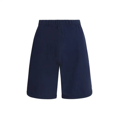 Kenzo blue cotton Bermuda shorts i marineblå med elastik og logo