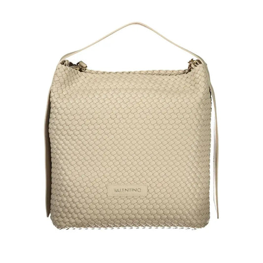 Mario Valentino Beige Polyurethane Women Handbag - Håndtasker