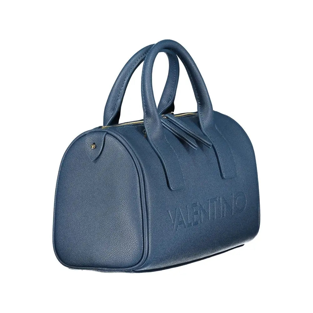 Mario Valentino Blu Polyurethane Woman Handbag - Håndtasker