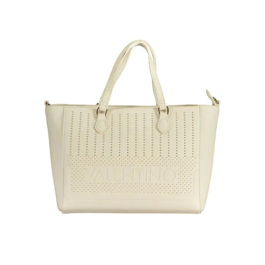 Mario Valentino White Polyethylene Handbag - Håndtasker
