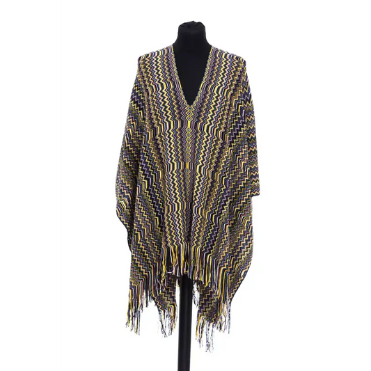 Missoni Multicolor Wool Women Poncho - Unisex - Frakke