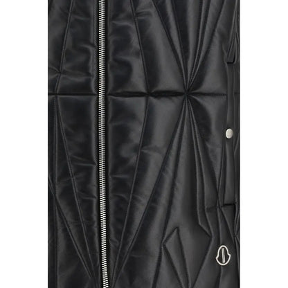 Moncler x Rick Owens sort sort Rick Owens sort jakke i sort lam