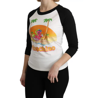 Moschino White Cotton T-shirt My Little Pony Top Tshirt - T-shirts