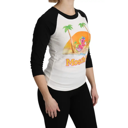 Moschino White Cotton T-shirt My Little Pony Top Tshirt - T-shirts