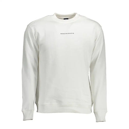North Sails Bianco Cotton Men Sweatshirt