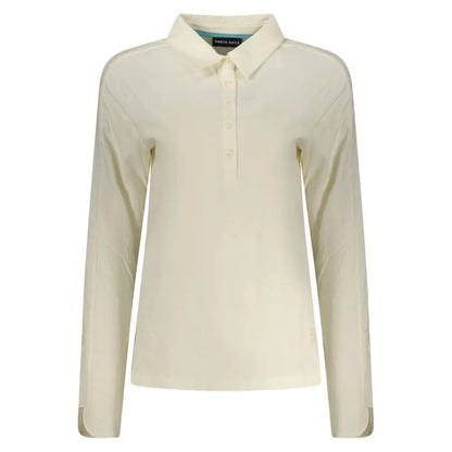 North sails bianco cotton women polo shirt in cream