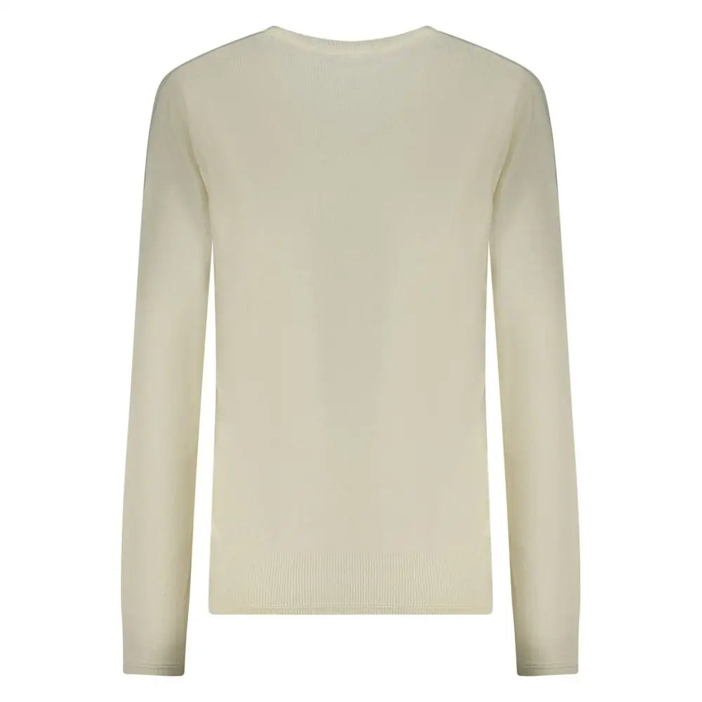 Cream-colored North Sails Bianco Poliammide women knit sweater