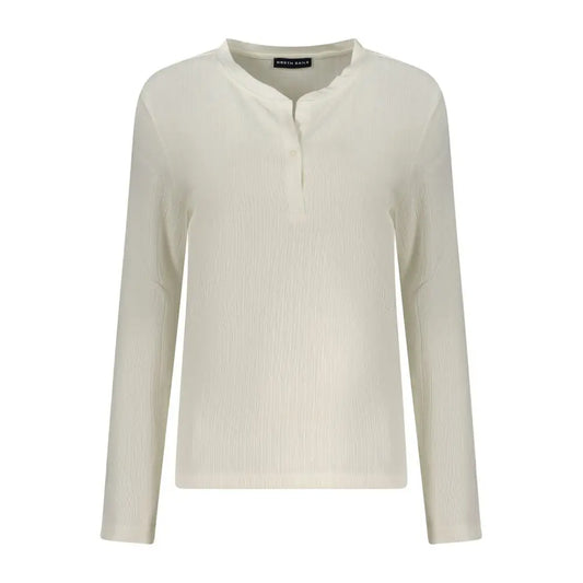 North Sails Bianco polyester kvinders sweater i cremfarvet med ribbet tekstur