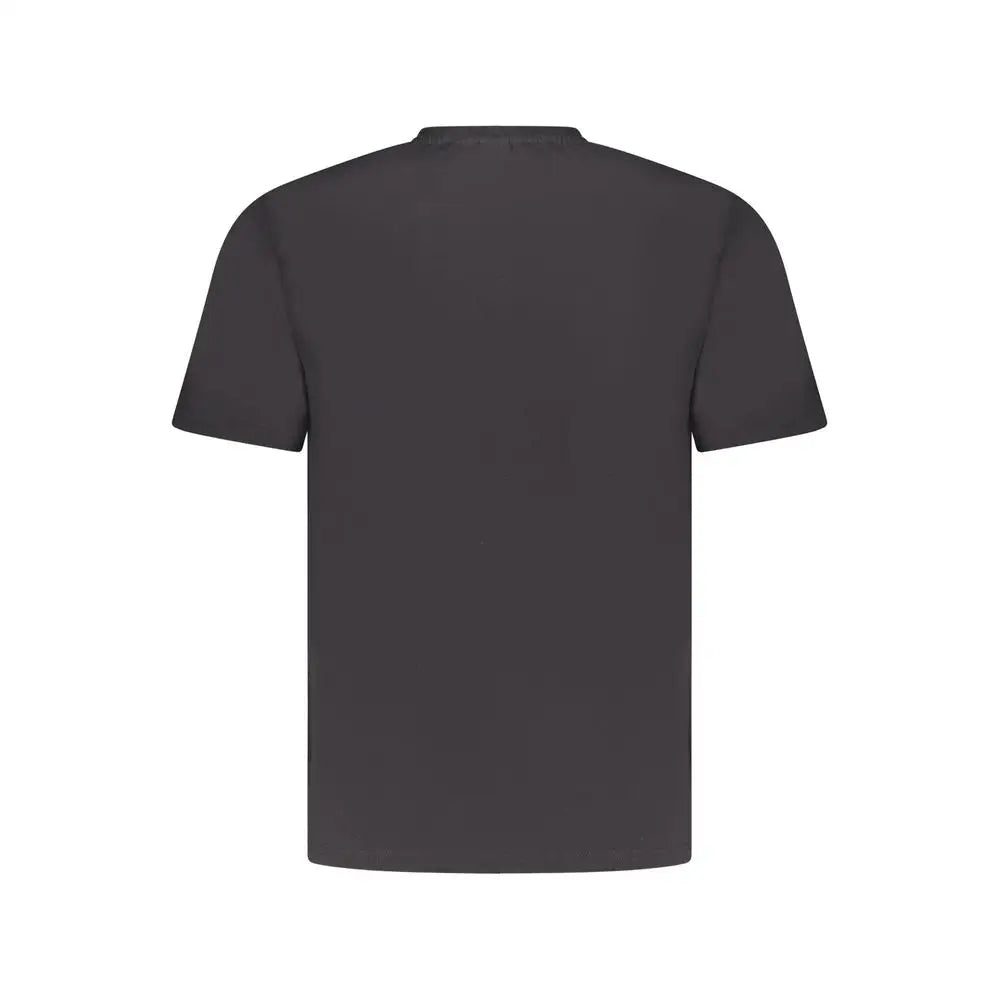 North Sails sort bomulds herret-shirt med kortærmet crew neck design