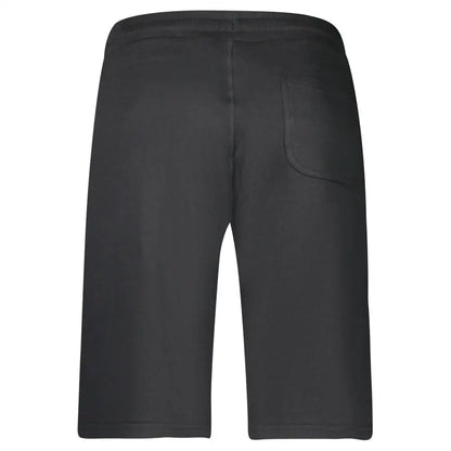 North sails black cotton mænds sweatpants med afslappet pasform og ét bagside lomme