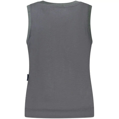 North Sails sort tank top i mørkegrå polyester, minimalistisk design